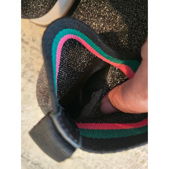 Loeffler Randall Sock Sneakers Black Size 8 - Picture 12 of 12